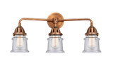 Bathroom Fixtures Three Lights by Innovations ( 405 | 288-3W-AC-G184S Nouveau 2 ) 