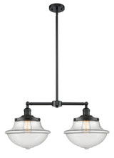 Mid. Chandeliers Glass Down by Innovations ( 405 | 209-OB-G542 Franklin Restoration ) 
