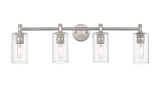 Bathroom Fixtures Four Lights by Innovations ( 405 | 434-4W-SN-G434-7CL Downtown Urban ) 