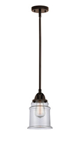 Mini Pendants Glass Down by Innovations ( 405 | 288-1S-OB-G182-LED Nouveau 2 ) 