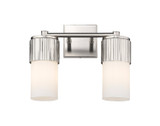 Bathroom Fixtures Two Lights by Innovations ( 405 | 428-2W-SN-G428-7WH Downtown Urban ) 