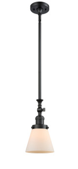 Mini Pendants Glass Down by Innovations ( 405 | 206-BK-G61-LED Franklin Restoration ) 
