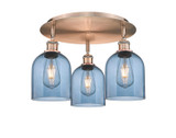 Semi-Flush Mts. Multi-port/Cluster by Innovations ( 405 | 516-3C-AC-G558-6BL Ballston ) 