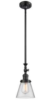Mini Pendants Glass Down by Innovations ( 405 | 206-BK-G62-LED Franklin Restoration ) 