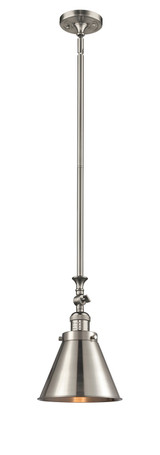 Mini Pendants Metal Shade by Innovations ( 405 | 206-SN-M13-SN-LED Franklin Restoration ) 