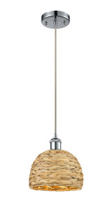 Mini Pendants Glass Down by Innovations ( 405 | 516-1P-PC-RBD-8-NAT Ballston ) 