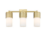 Bathroom Fixtures Three Lights by Innovations ( 405 | 428-3W-BB-G428-7WH Downtown Urban ) 
