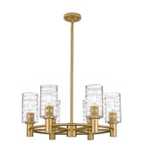 Mid. Chandeliers Glass Up by Innovations ( 405 | 434-6CR-BB-G434-7DE Downtown Urban ) 