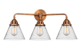 Bathroom Fixtures Three Lights by Innovations ( 405 | 288-3W-AC-G44-LED Nouveau 2 ) 