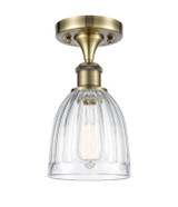 Semi-Flush Mts. Glass Down by Innovations ( 405 | 516-1C-AB-G442 Ballston ) 