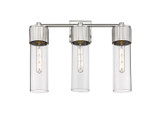 Bathroom Fixtures Three Lights by Innovations ( 405 | 428-3W-SN-G428-12CL Downtown Urban ) 
