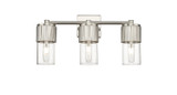 Bathroom Fixtures Three Lights by Innovations ( 405 | 428-3W-SN-G428-7CL Downtown Urban ) 