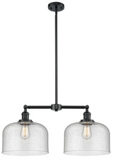 Mid. Chandeliers Glass Down by Innovations ( 405 | 209-OB-G74-L Franklin Restoration ) 