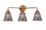 Bathroom Fixtures Three Lights by Innovations ( 405 | 288-3W-AC-G63-LED Nouveau 2 ) 