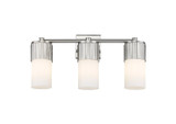 Bathroom Fixtures Three Lights by Innovations ( 405 | 428-3W-SN-G428-7WH Downtown Urban ) 