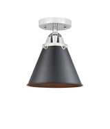 Semi-Flush Mts. Glass Down by Innovations ( 405 | 288-1C-PC-M13-BK-LED Nouveau 2 ) 