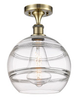 Semi-Flush Mts. Glass Down by Innovations ( 405 | 516-1C-AB-G556-10CL Ballston ) 