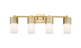 Bathroom Fixtures Four Lights by Innovations ( 405 | 428-4W-BB-G428-7WH Downtown Urban ) 