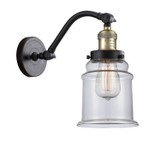 Sconces Single Glass by Innovations ( 405 | 515-1W-BAB-G182-LED Franklin Restoration ) 