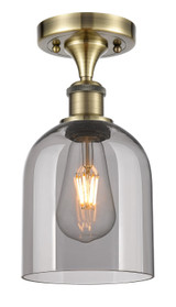 Semi-Flush Mts. Glass Down by Innovations ( 405 | 516-1C-AB-G558-6SM Ballston ) 