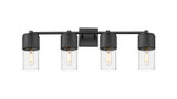 Bathroom Fixtures Four Lights by Innovations ( 405 | 428-4W-BK-G428-7SDY Downtown Urban ) 