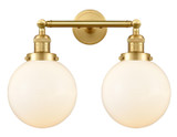 Bathroom Fixtures Two Lights by Innovations ( 405 | 208-SG-G201-8-LED Franklin Restoration ) 