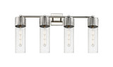 Bathroom Fixtures Four Lights by Innovations ( 405 | 428-4W-PN-G428-12SDY Downtown Urban ) 