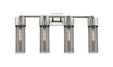 Bathroom Fixtures Four Lights by Innovations ( 405 | 428-4W-PN-G428-12SM Downtown Urban ) 