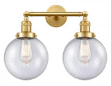Bathroom Fixtures Two Lights by Innovations ( 405 | 208-SG-G204-8 Franklin Restoration ) 