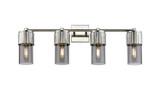 Bathroom Fixtures Four Lights by Innovations ( 405 | 428-4W-PN-G428-7SM Downtown Urban ) 