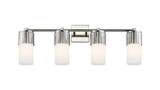 Bathroom Fixtures Four Lights by Innovations ( 405 | 428-4W-PN-G428-7WH Downtown Urban ) 