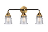 Bathroom Fixtures Three Lights by Innovations ( 405 | 288-3W-BAB-G184S-LED Nouveau 2 ) 