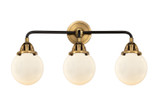 Bathroom Fixtures Three Lights by Innovations ( 405 | 288-3W-BAB-G201-6 Nouveau 2 ) 