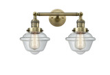 Bathroom Fixtures Two Lights by Innovations ( 405 | 208-AB-G532 Franklin Restoration ) 