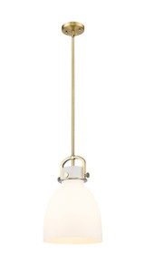 Mini Pendants Glass Down by Innovations ( 405 | 410-1SM-BB-G412-10WH Downtown Urban ) 