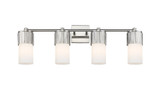 Bathroom Fixtures Four Lights by Innovations ( 405 | 428-4W-SN-G428-7WH Downtown Urban ) 