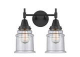 Bathroom Fixtures Two Lights by Innovations ( 405 | 447-2W-BK-G184-LED Caden ) 