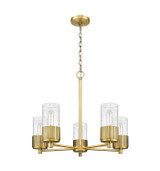 Mid. Chandeliers Glass Up by Innovations ( 405 | 428-5CR-BB-G428-7SDY Downtown Urban ) 
