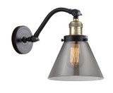 Sconces Single Glass by Innovations ( 405 | 515-1W-BAB-G43-LED Franklin Restoration ) 