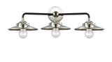 Bathroom Fixtures Three Lights by Innovations ( 405 | 284-3W-BPN-M1-PN Nouveau ) 
