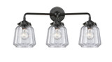 Bathroom Fixtures Three Lights by Innovations ( 405 | 284-3W-OB-G142-LED Nouveau ) 