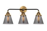 Bathroom Fixtures Three Lights by Innovations ( 405 | 288-3W-BAB-G63-LED Nouveau 2 ) 