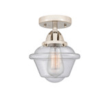 Semi-Flush Mts. Cage by Innovations ( 405 | 288-1C-PN-G534 Nouveau 2 ) 