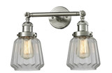 Bathroom Fixtures Two Lights by Innovations ( 405 | 208-SN-G142 Franklin Restoration ) 