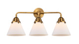 Bathroom Fixtures Three Lights by Innovations ( 405 | 288-3W-BB-G41-LED Nouveau 2 ) 
