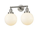 Bathroom Fixtures Two Lights by Innovations ( 405 | 208-SN-G201-8 Franklin Restoration ) 