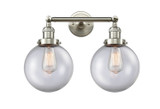 Bathroom Fixtures Two Lights by Innovations ( 405 | 208-SN-G202-8-LED Franklin Restoration ) 