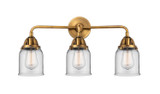 Bathroom Fixtures Three Lights by Innovations ( 405 | 288-3W-BB-G52-LED Nouveau 2 ) 