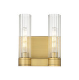 Bathroom Fixtures Two Lights by Innovations ( 405 | 429-2W-BB-G429-11CL Downtown Urban ) 
