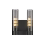 Bathroom Fixtures Two Lights by Innovations ( 405 | 429-2W-BK-G429-11SM Downtown Urban ) 
